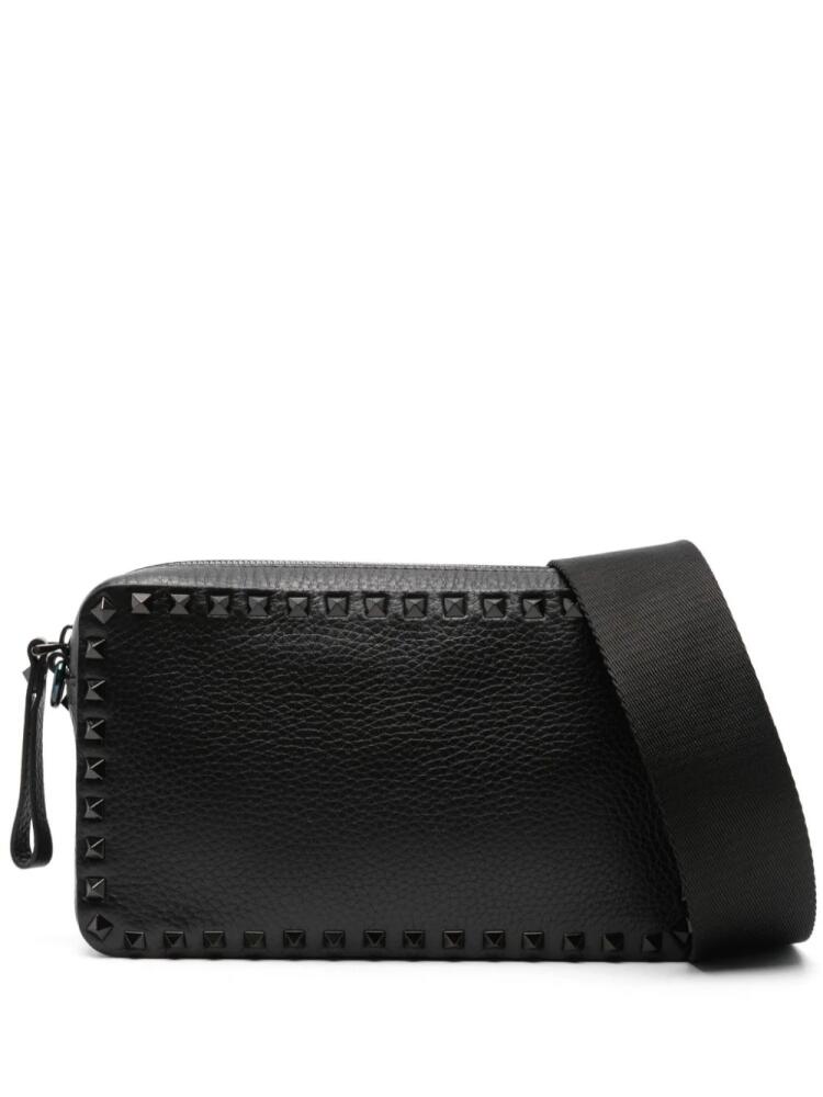 Valentino Garavani Rockstud-embellished messenger bag - Black Cover