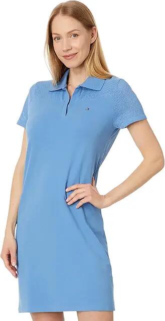 Tommy Hilfiger Johnny Collar Dress (Blue Haze) Women's Dress Cover