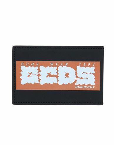 Gcds Man Document holder Black Textile fibers Cover