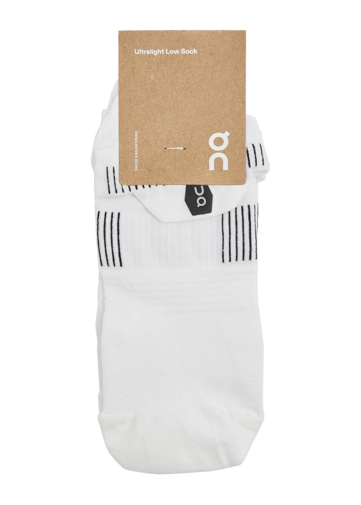 ON Ultralight Low Stretch-jersey Trainer Socks - White And Black Cover