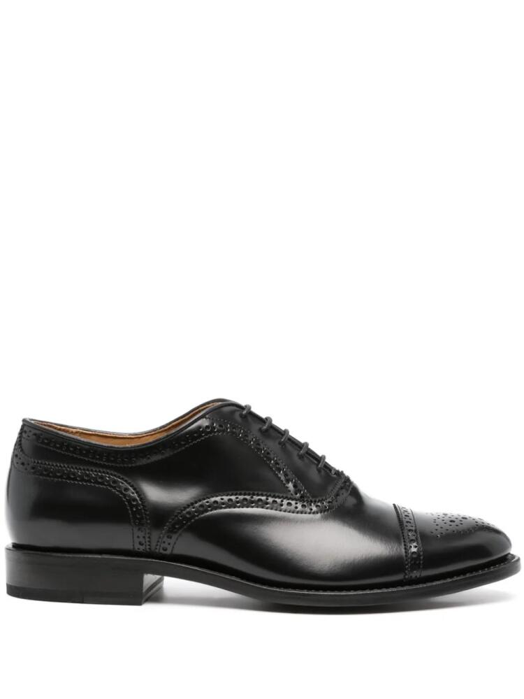 FURSAC almond-toe leather derby shoes - Black Cover