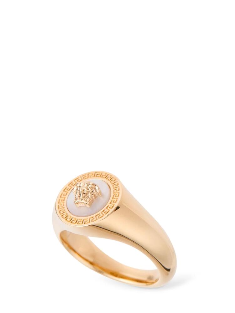 VERSACE Medusa Mother Of Pearl Ring Cover