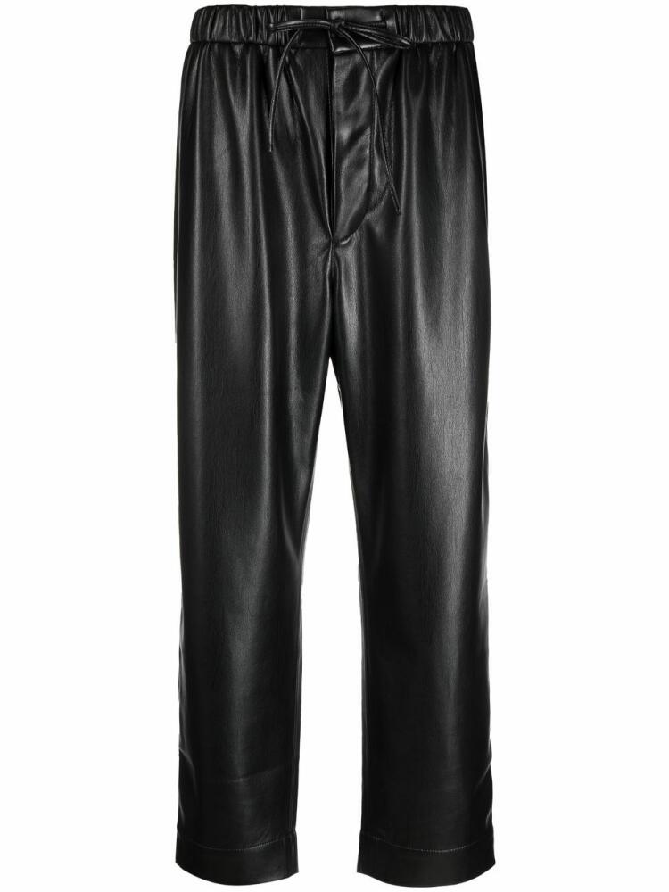 Nanushka Maven straight-leg trousers - Black Cover