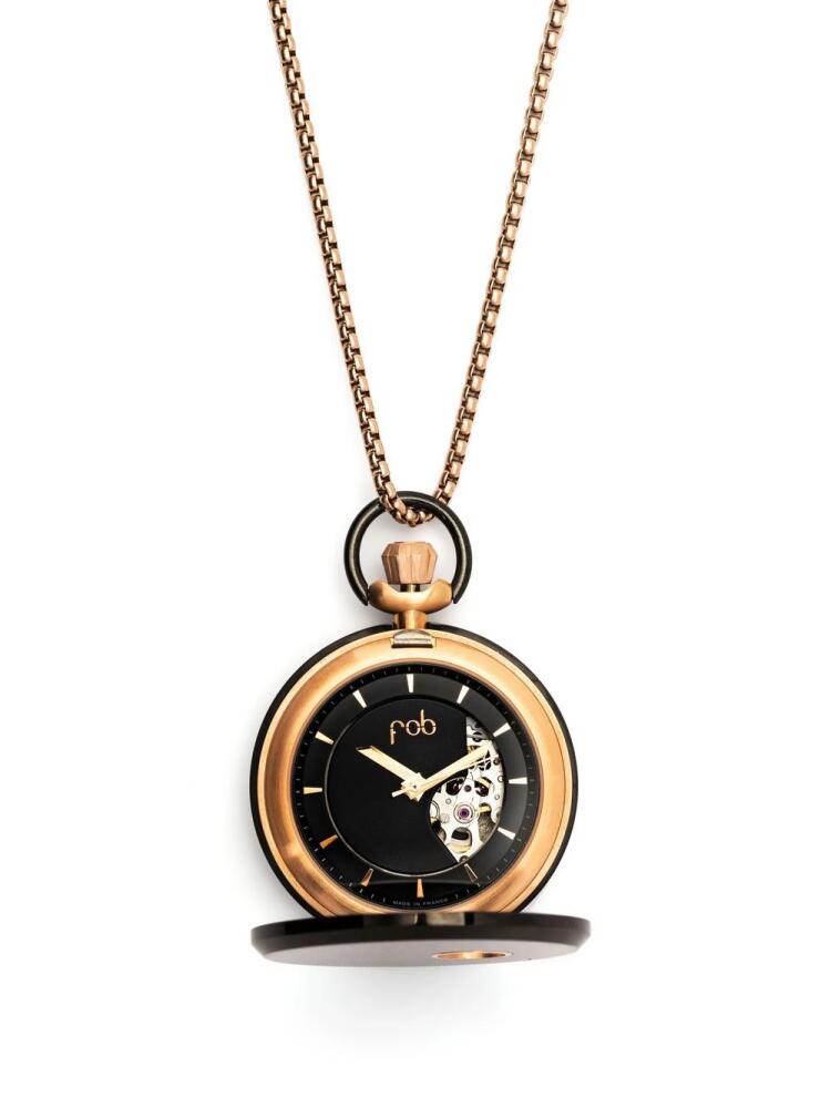 Fob Paris R40 Velvet pocket watch - Black Cover