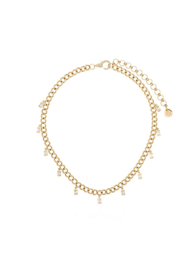 SHAY 18kt yellow gold diamond link choker Cover