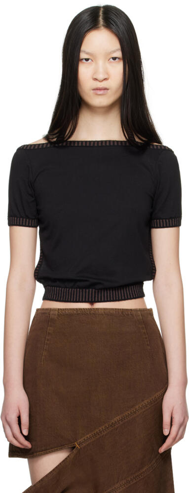 Eckhaus Latta Black Edge T-Shirt Cover