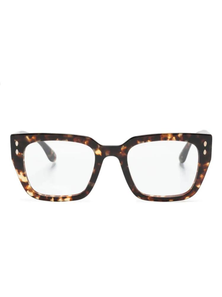 Isabel Marant Eyewear square-frame glasses - Brown Cover