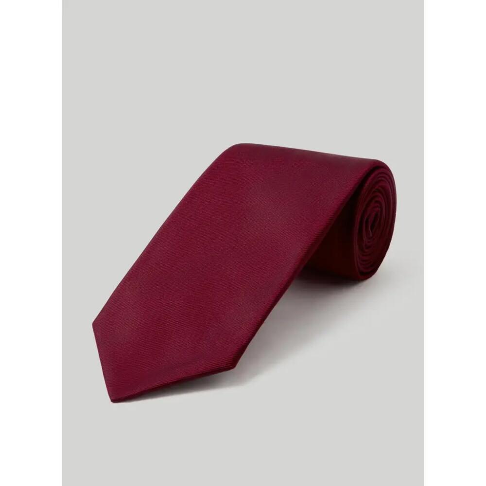 Robert Talbott Newman 7 Fold Solid Silk Necktie in Red Cover