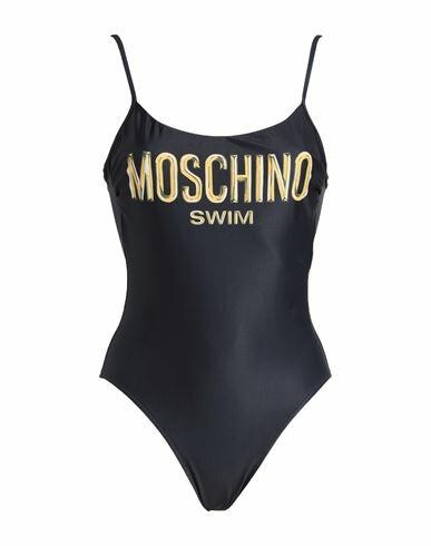 Moschino Woman One-piece swimsuit Black Polyester, Elastane Cover