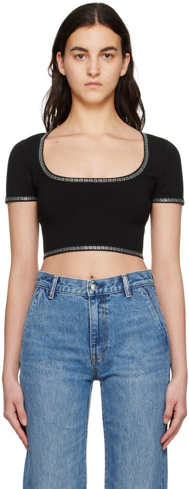 Alexander Wang Black Crystal T-Shirt Cover