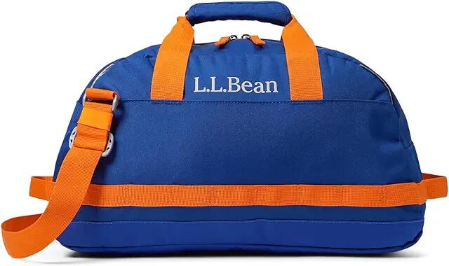 L.L.Bean Explorer Duffle Bag (Ocean Blue/Electric Orange) Backpack Bags Cover