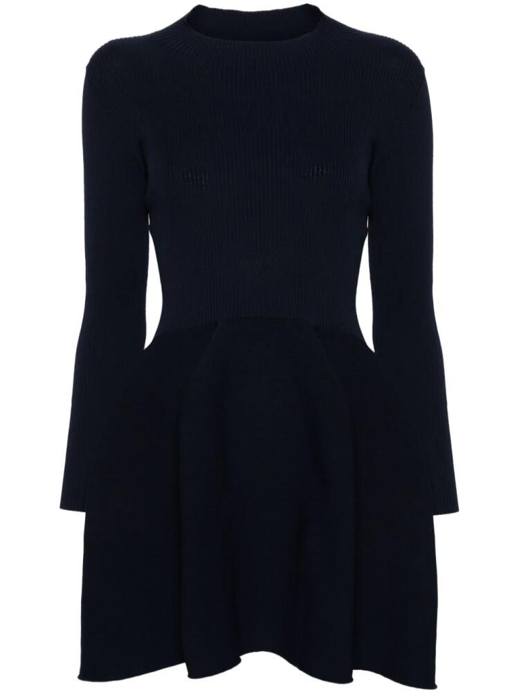 CFCL peplum-hem knitted dress - Blue Cover