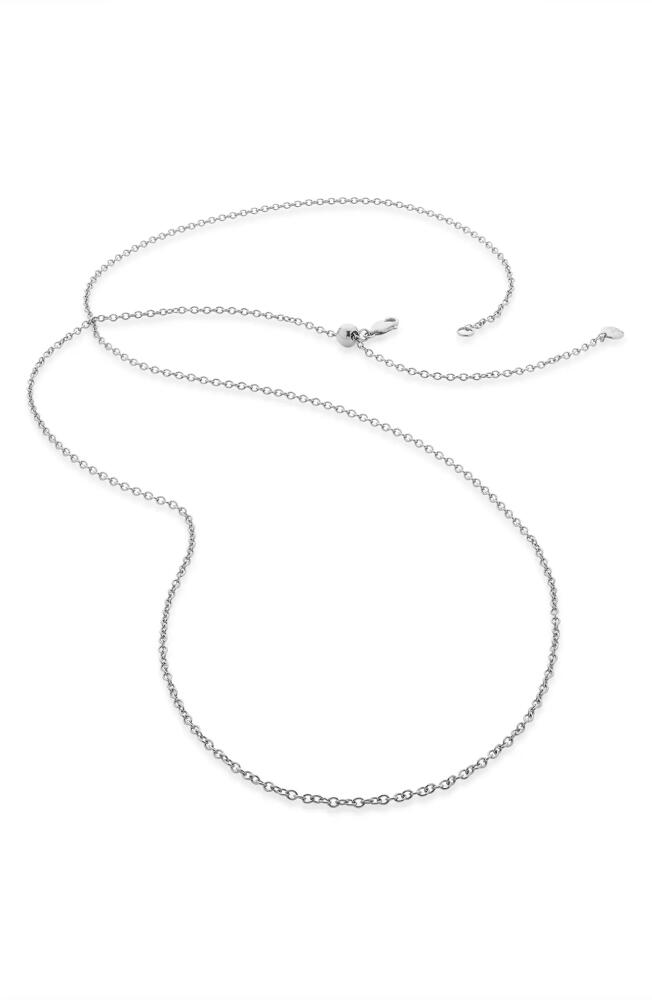 Monica Vinader Rolo Chain Necklace in Silver Cover