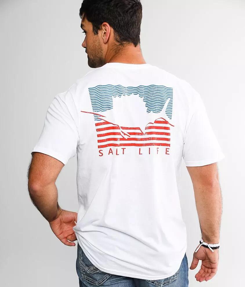 Salt Life Sailin' Flag T-Shirt Cover