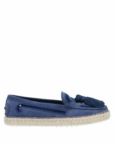 Tod's Woman Espadrilles Slate blue Soft Leather Cover