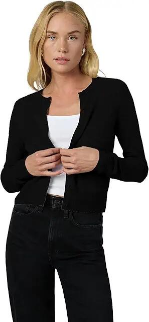 Joe's Jeans The Dani Cashmere Cardigan (Black) Women's Sweater Cover