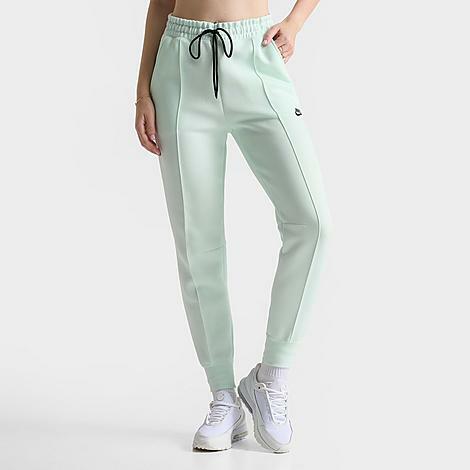 Nike Women's Sportswear Tech Fleece Jogger Pants in Green/Barely Green Cover