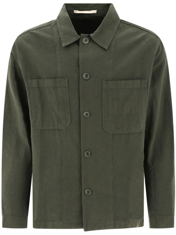 Norse Projects Tyge overshirt - Green Cover