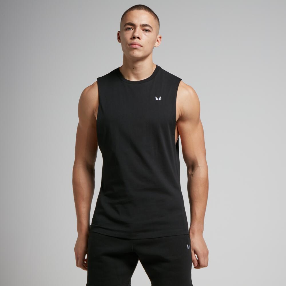 MP Men's Rest Day Drop Armhole Tank Top - Black Cover