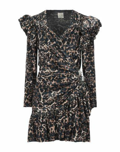 5rue Woman Mini dress Black Polyester, Elastane Cover