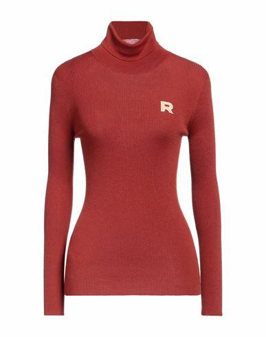 Rochas Woman Turtleneck Rust Virgin Wool Cover