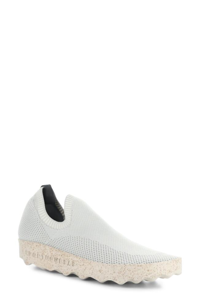 Asportuguesas by Fly London Clip Slip-On Sneaker in Off White Recycle Cover