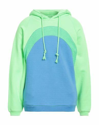 Erl Man Sweatshirt Light green Cotton Cover