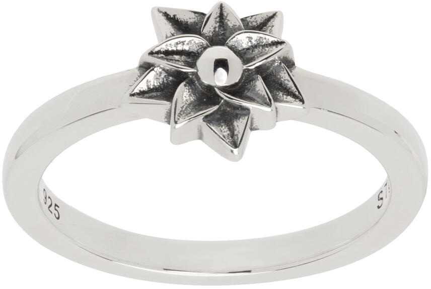 Stolen Girlfriends Club Silver Mini Bloom Ring Cover