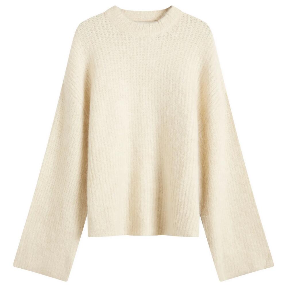 Entire Studios Women's Heavy Knit Crew in Vanilla Cover