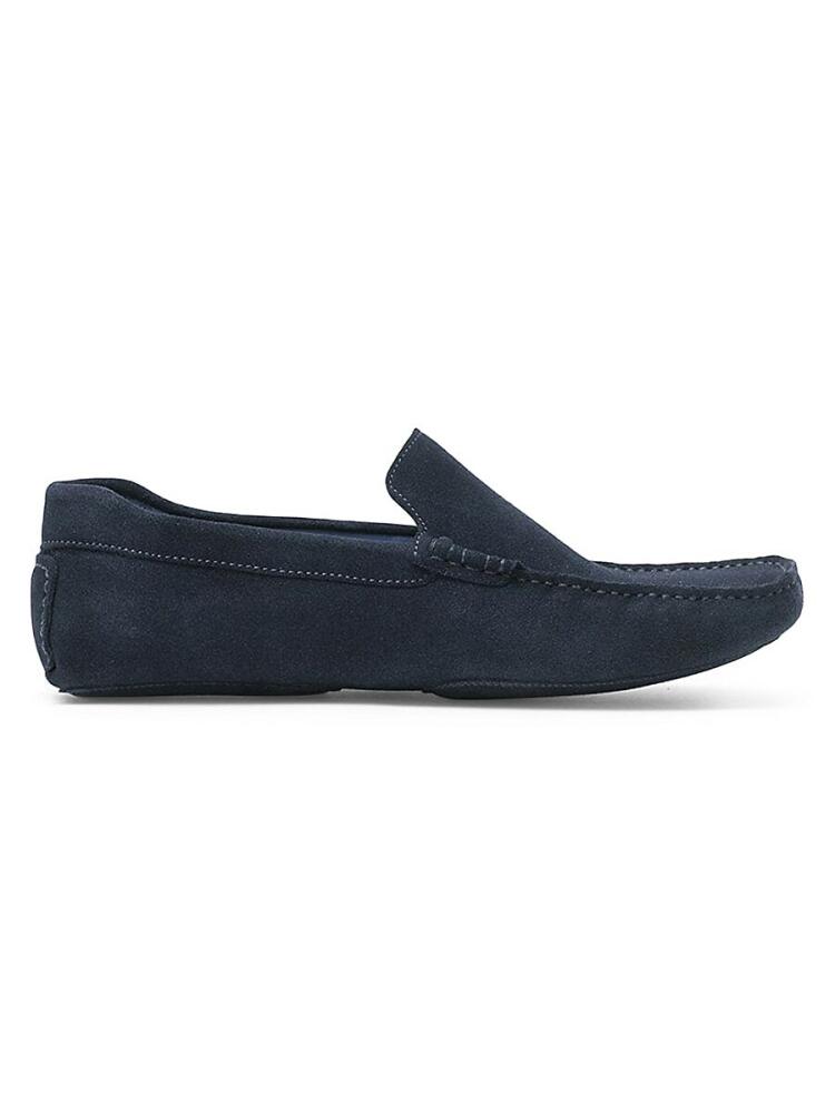 Anthony Veer Men's William House Suede Loafers - Ocean Blue Cover