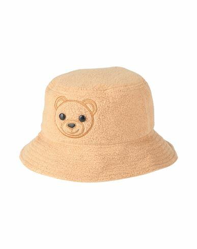 Moschino Woman Hat Sand Cotton Cover