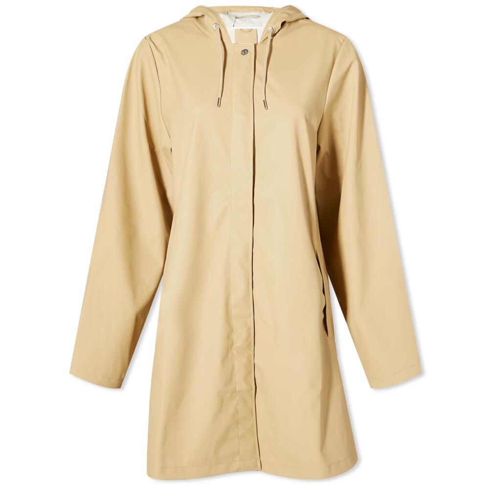 Rains Women's A-Line Rain Coat in Sand Cover