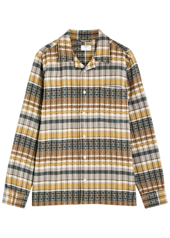 Percival Consign Ashdown Checked Cotton Shirt - Multicoloured Cover