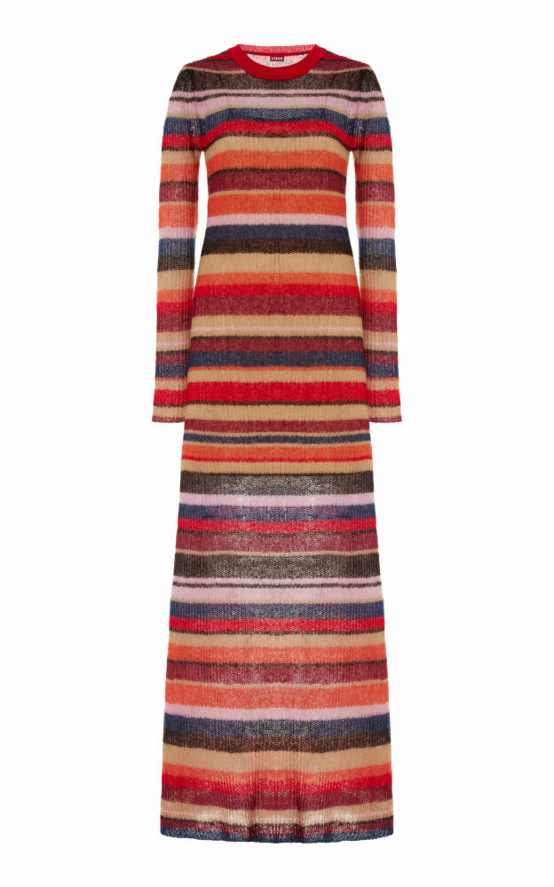 STAUD - Eiza Striped Knit Maxi Dress - Stripe Cover