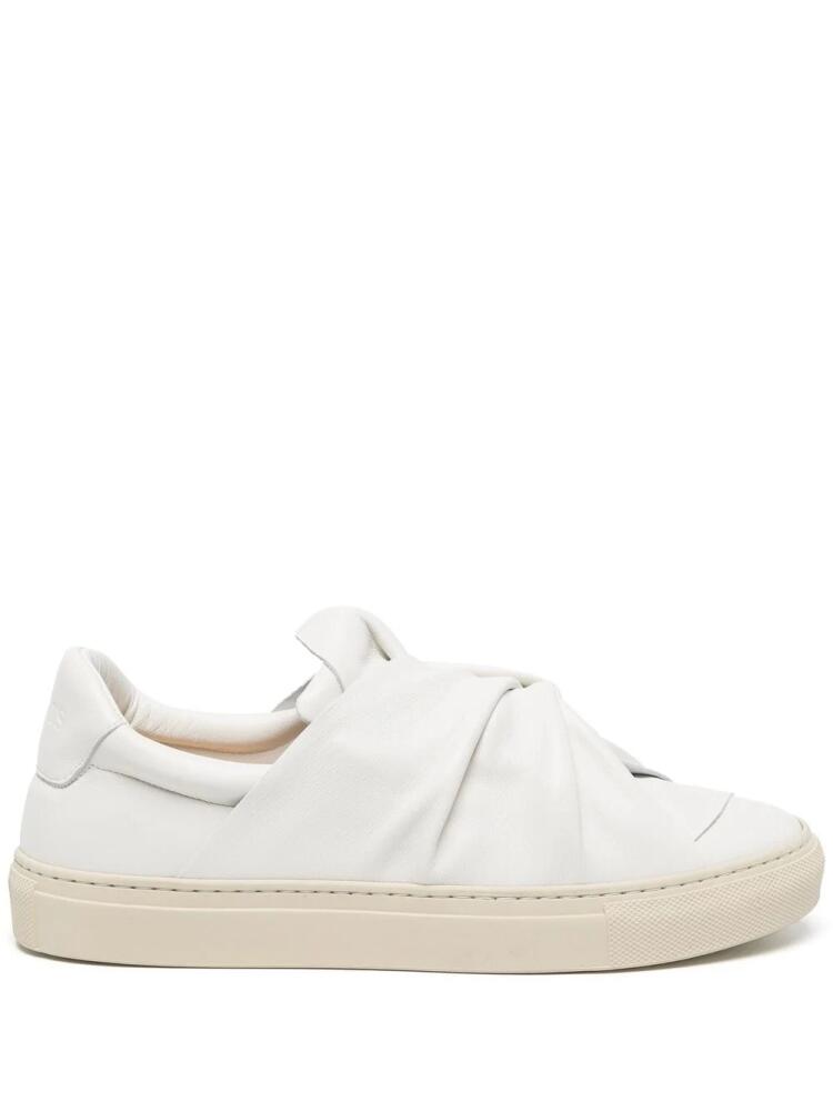 Ports 1961 knotted leather sneakers - White Cover