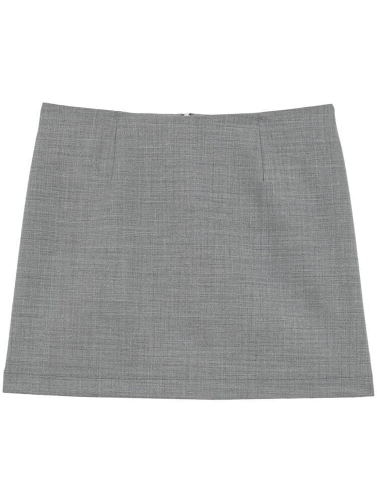 HERSKIND zipped mini-skirt - Grey Cover