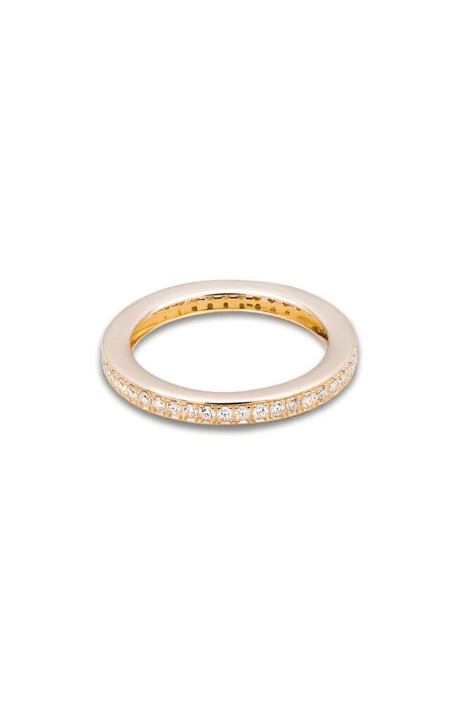 BY PARIAH Diamond Eternity Ring in Yellow Gold Cover