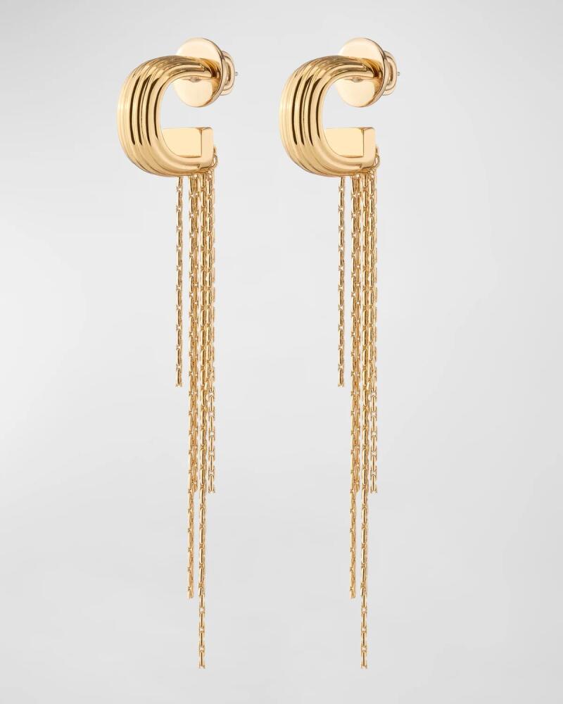 DEMARSON Reese 12K Gold-Plated Fringe Earrings Cover