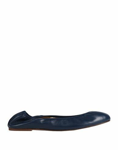 Ballerette Appia Woman Ballet flats Blue Soft Leather Cover