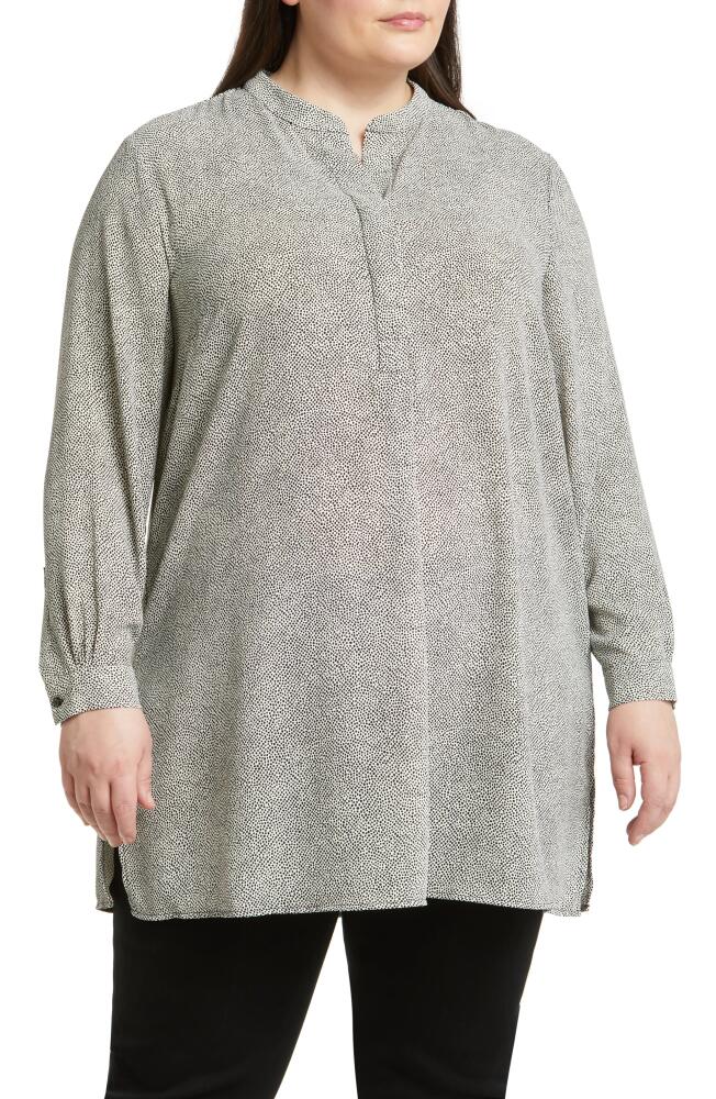 Anne Klein Popover Tunic Blouse in Anne White/Anne Black Cover