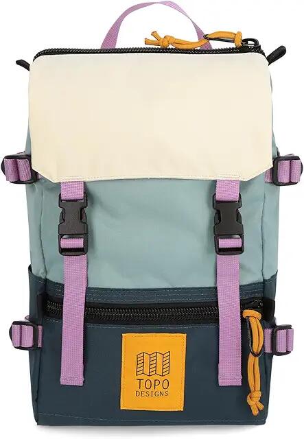 Topo Designs Rover Pack - Mini (Sage/Pond Blue) Backpack Bags Cover