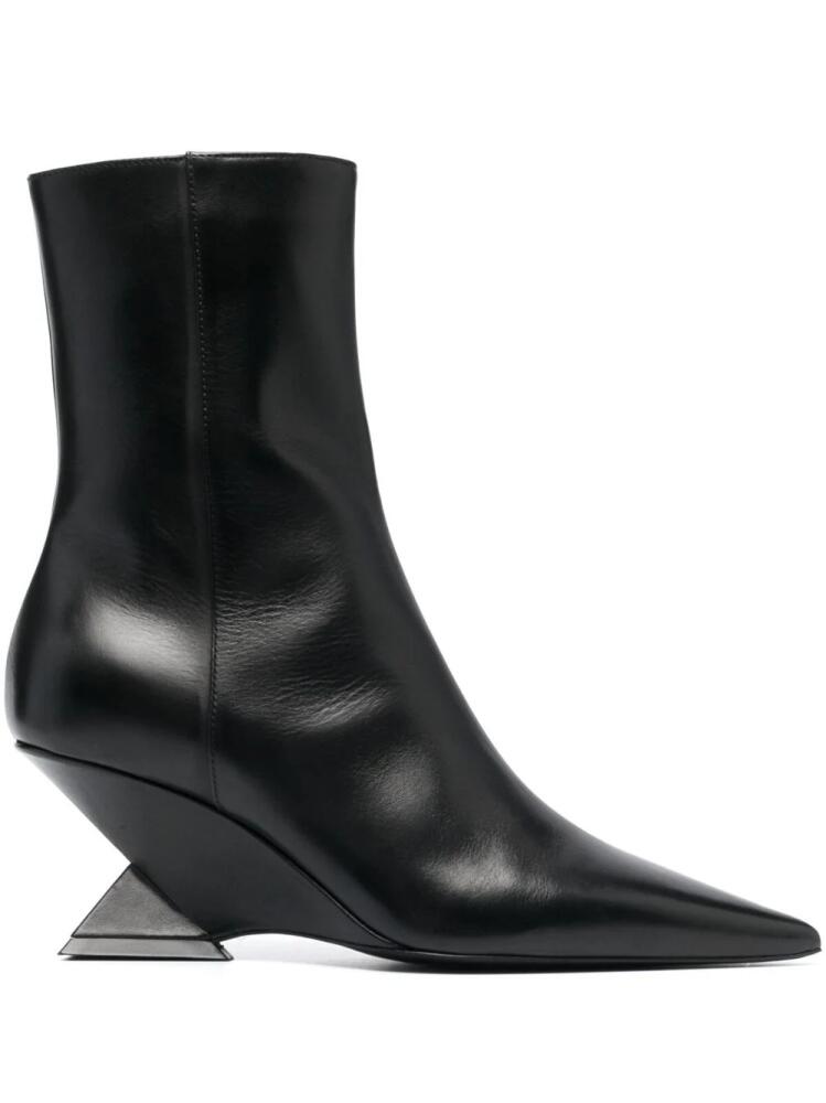 The Attico Cheope 70mm ankle boots - Black Cover