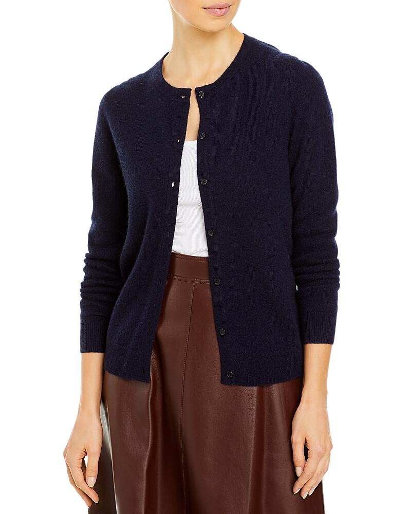 C by Bloomingdale's Crewneck Cashmere Cardigan - Exclusive Cover