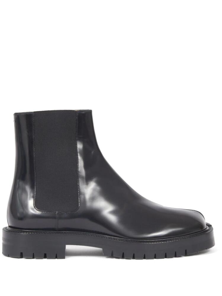 Maison Margiela Tabi leather boots - Black Cover