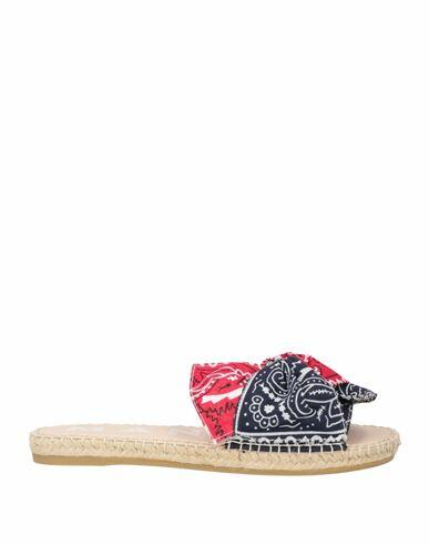 Manebí Woman Espadrilles Navy blue Textile fibers Cover