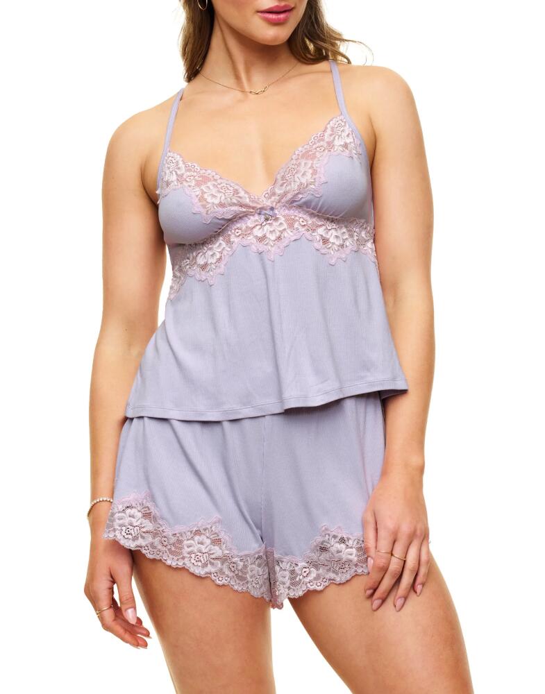 Adore Me Lora Pajama Cami & Shorts Set in Medium Purple Cover