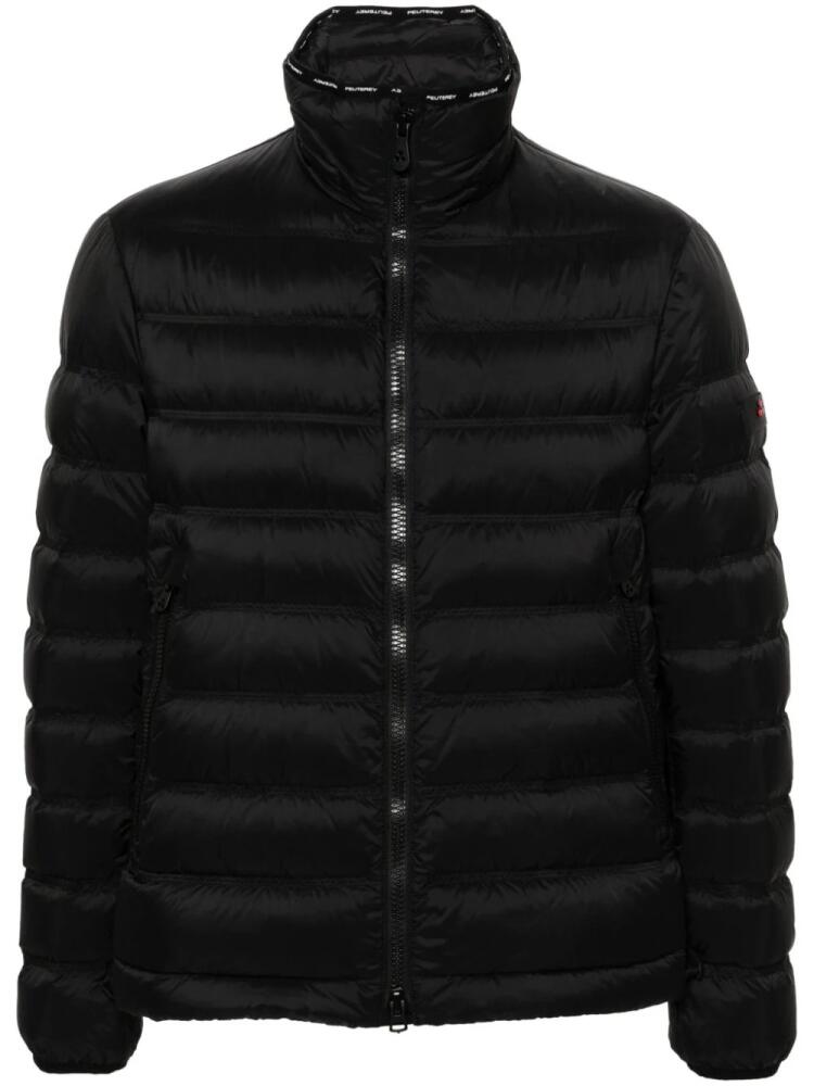 Peuterey logo-patch padded jacket - Black Cover