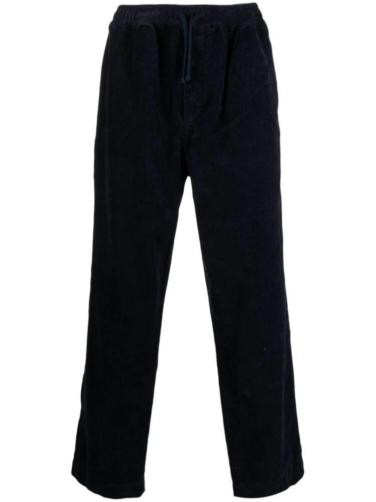 MARANT drawstring cotton track pants - Blue Cover