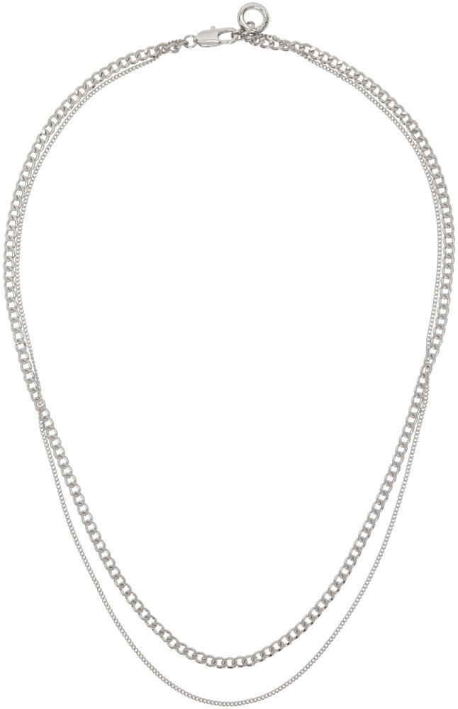 A.P.C. Silver Minimal Necklace Cover