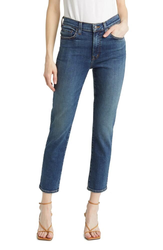 EDWIN Bree High Waist Ankle Straight Leg Jeans in Abbot Cover